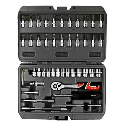 YATO 46 Pcs Square Drive Socket Set (YT-14474)